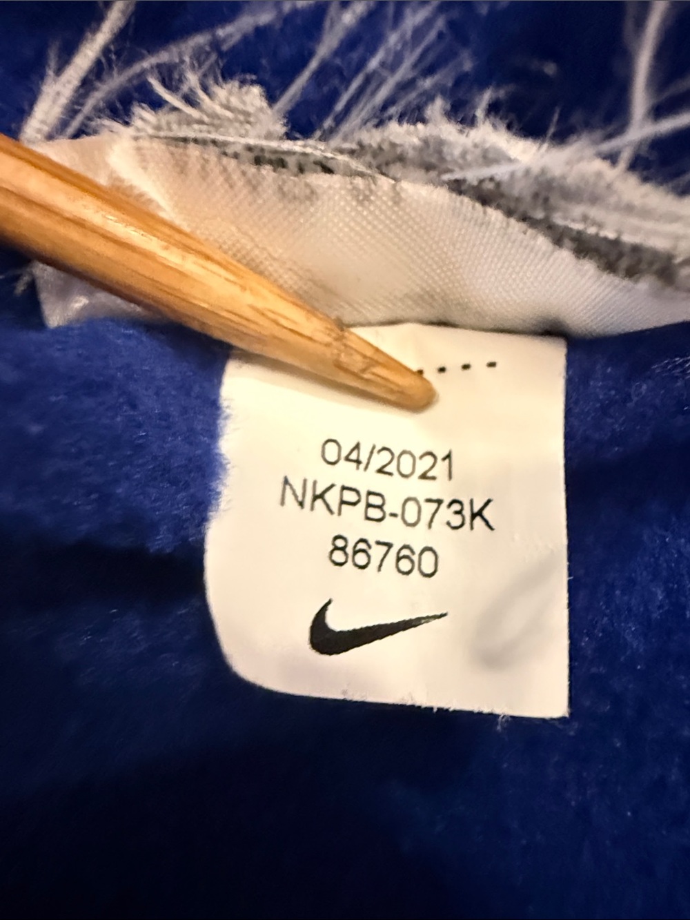 Nike New York Giants Dri-Fit On-Field Apparel Training Pullover Hoodie Blue XL - Picture 16 of 16